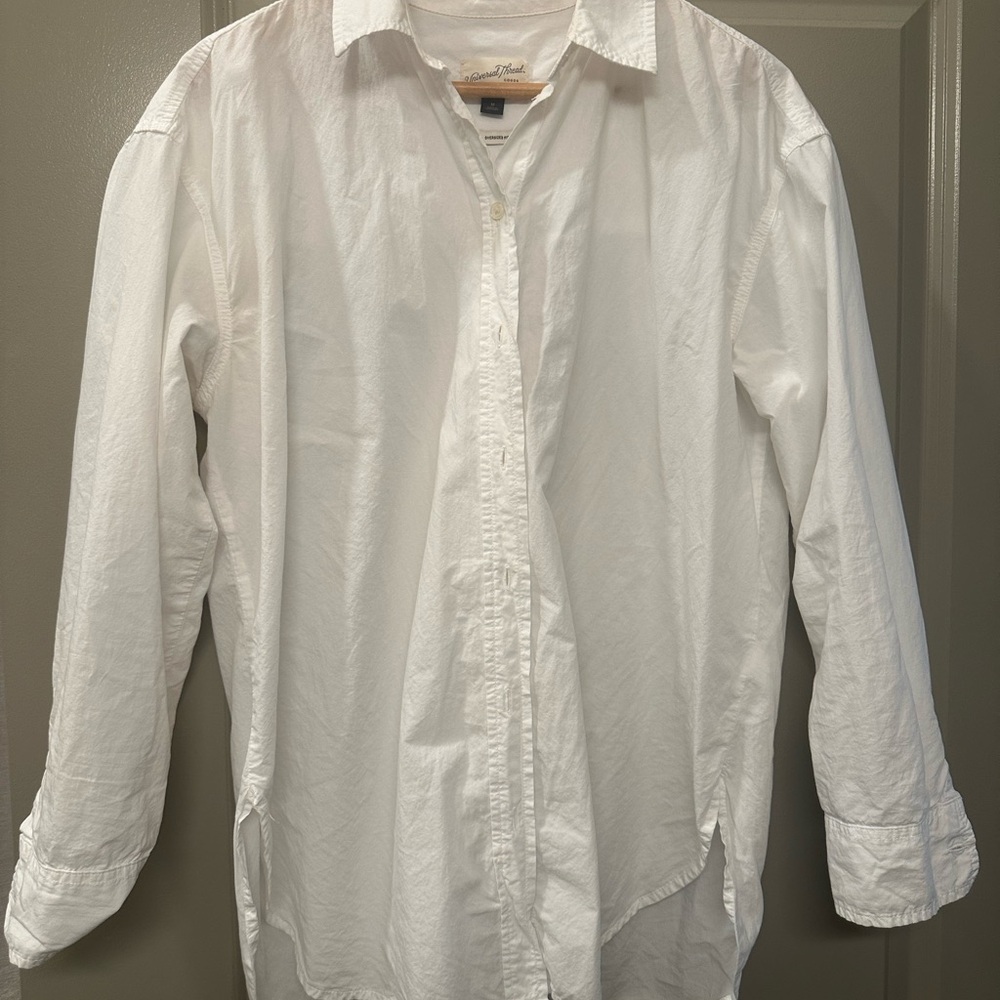 Target Universal Thread White Oversized Button Down - Picture 2 of 2